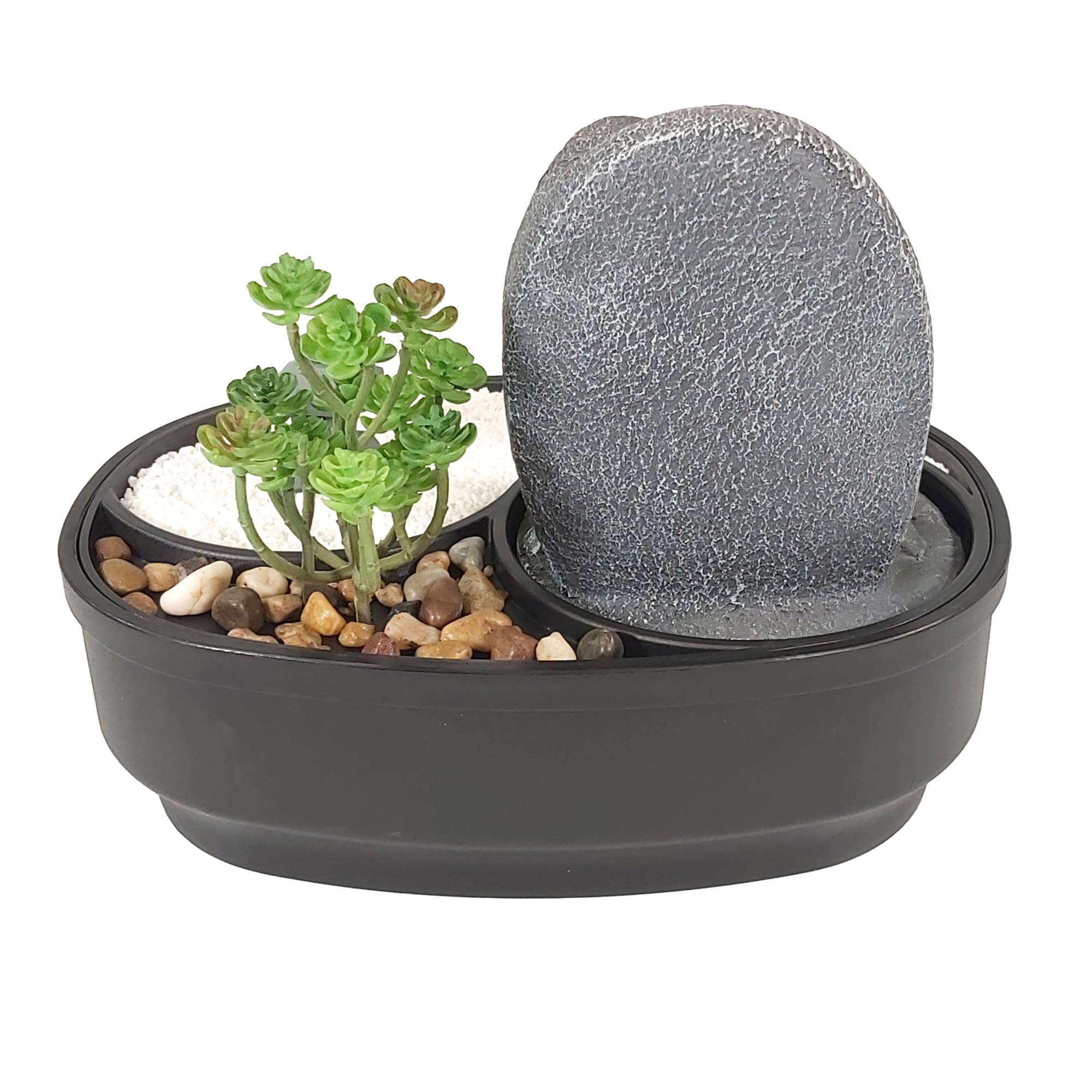 Lemodo Kamerfontein LED Indoor 3-traps tafelfontein Feng Shui waterval met verlichting cascadefontein decoratie voor woonkamer slaapkamer kantoor luchtbevochtiger ontspanning wellness 21,5x19x27 cm Lemodo Kamerfontein LED Indoor 3-traps tafelfontein Feng Shui waterval met verlichting cascadefontein decoratie voor woonkamer slaapkamer kantoor luchtbevochtiger ontspanning wellness 21,5x19x27 cm
