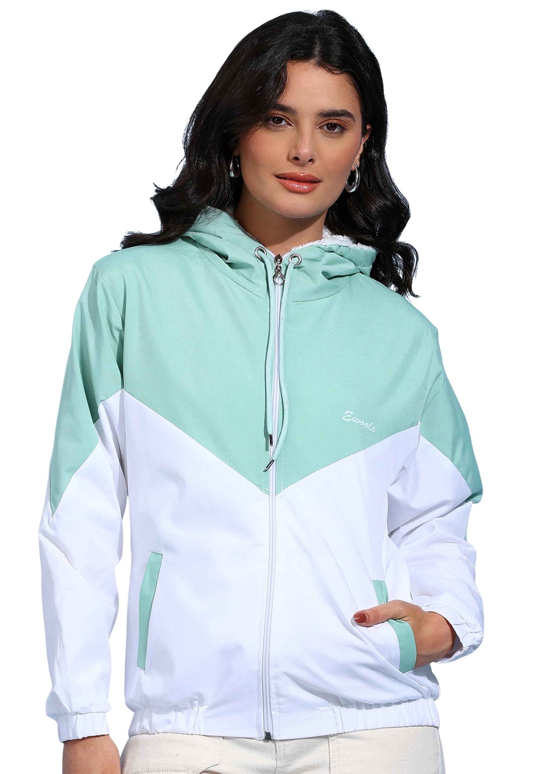 ewools Women's Winterwear Nylon Fullsleeves Jacket (Jack6)-picture-22