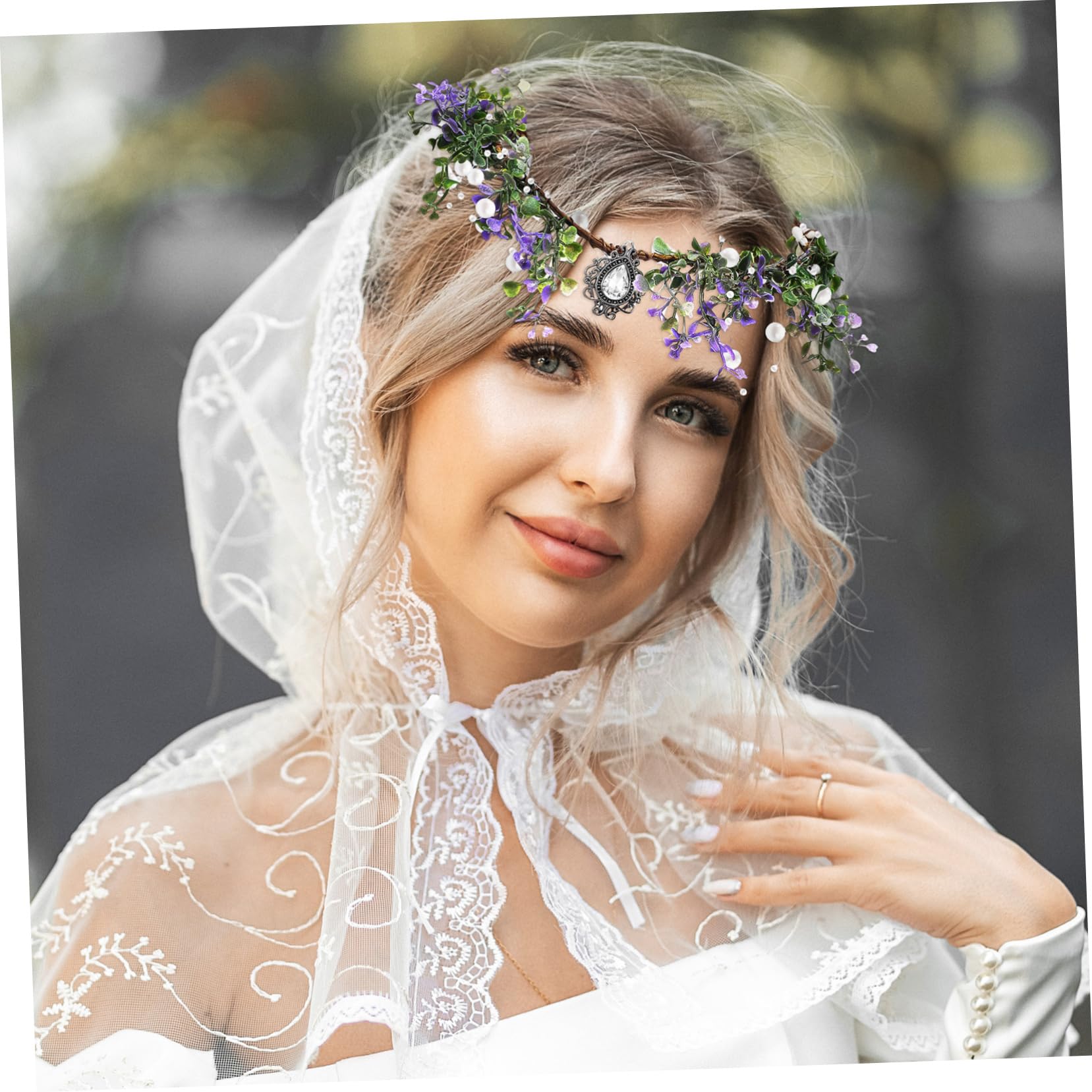 VALICLUD 8stücke Blumenkrone Stirnband Für Frauen Handgefertigte Haarschmuck-kopfbedeckung Mit Einzigartigem Strass Für Hochzeit Party Und Besondere Anlässe