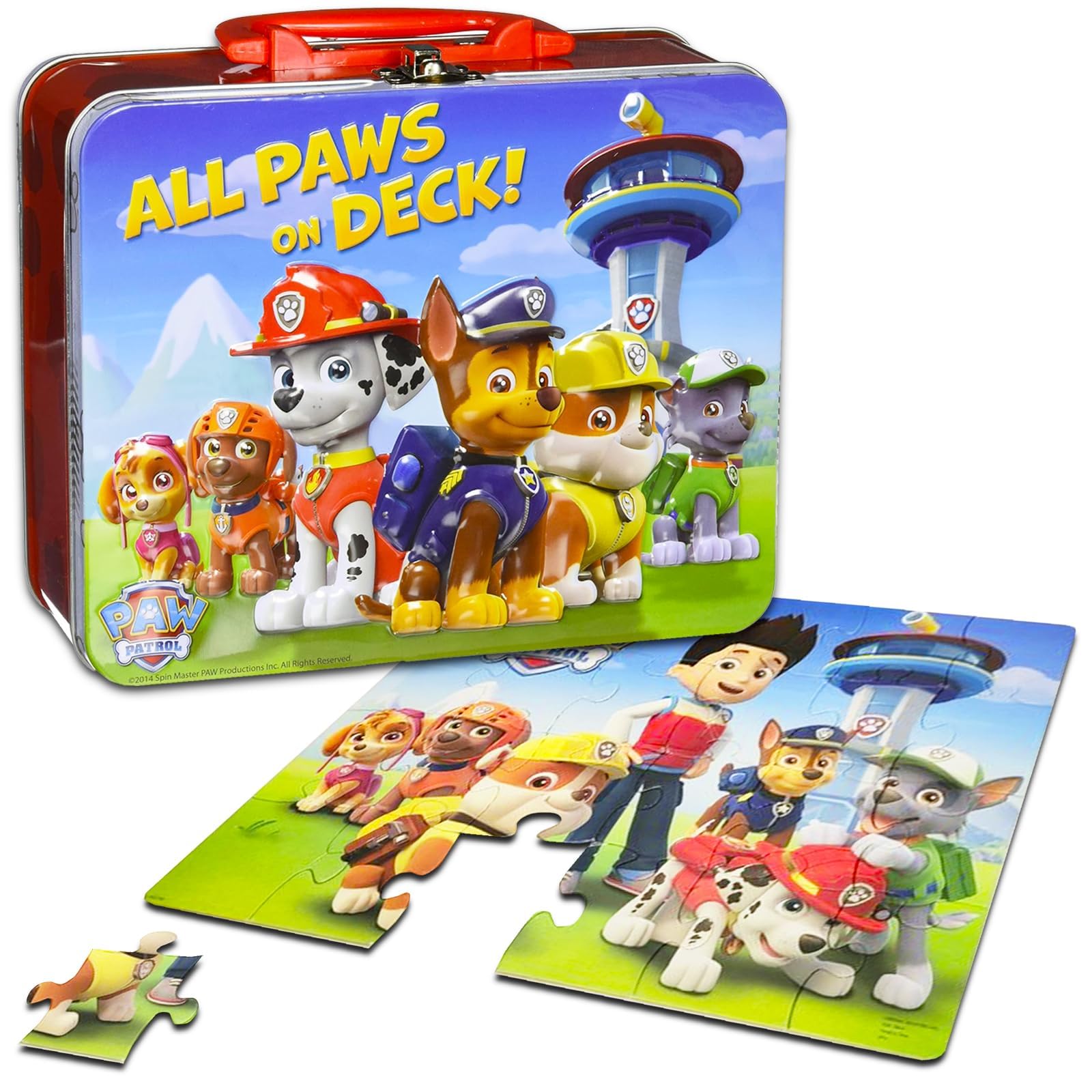 Amazon.com: PAW Patrol 24-Piece Puzzle in Tin With Handle