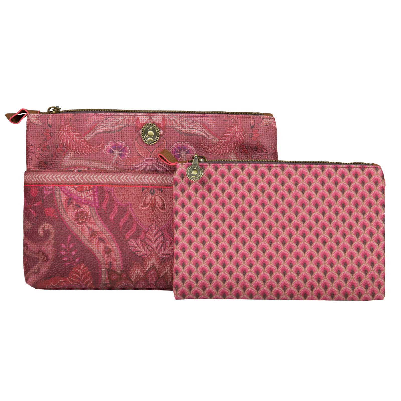 PIP STUDIO Damen Kosmetiktasche Kulturbeutel 2 in 1 Cosmetic Bag Kyoto Festival