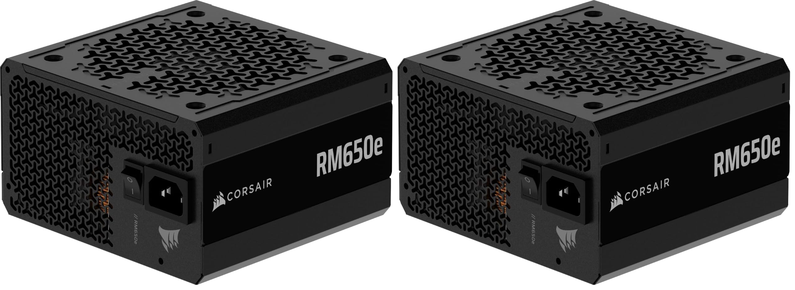 CORSAIR RM650e ATX 3.1 PCIe 5.1 Ready Fully Modular 650W Power Supply – 12V-2x6 Cable Included, Cybenetics Gold Efficiency, 105°C-Rated Capacitors, Modern Standby Mode – Black, 650 Watts (Pack of 2)