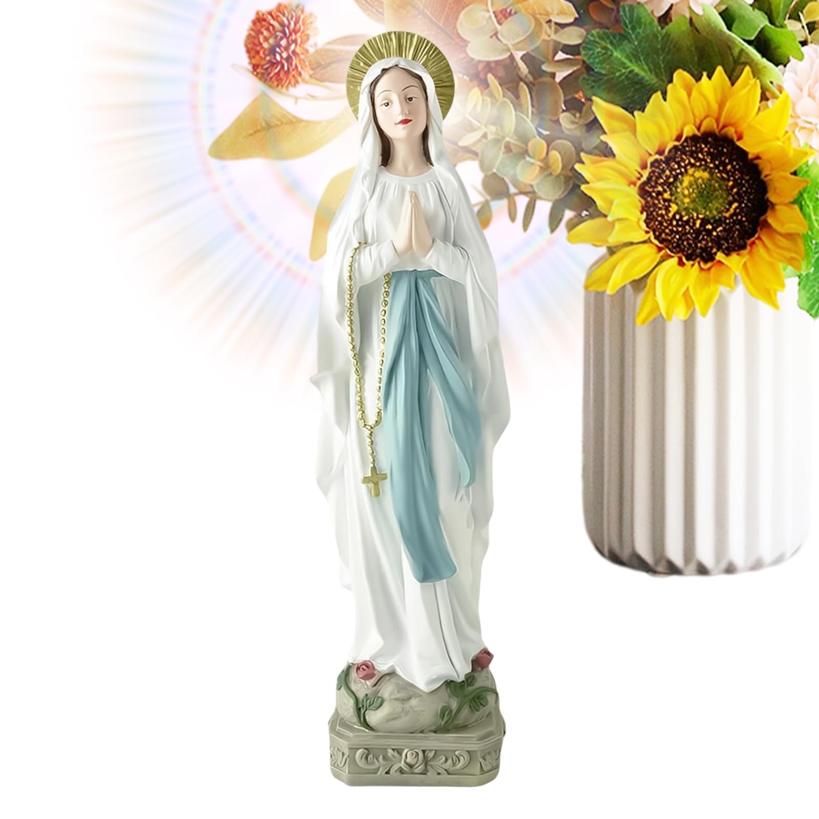 Statue de la Vierge Marie figurines de la Vierge Marie pour maison et église