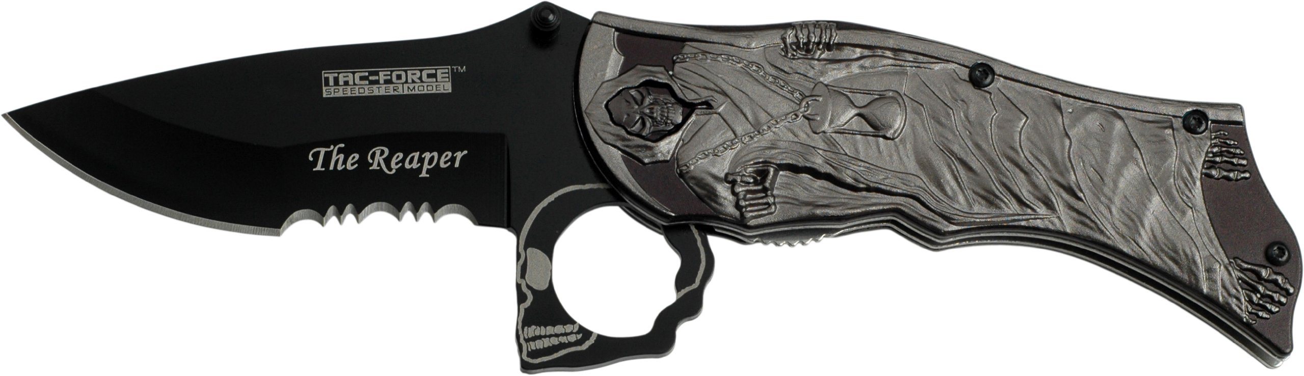 Tac Force Tf-787Gy Assisted Opening Folding Knife, 4.5-Inch Closed