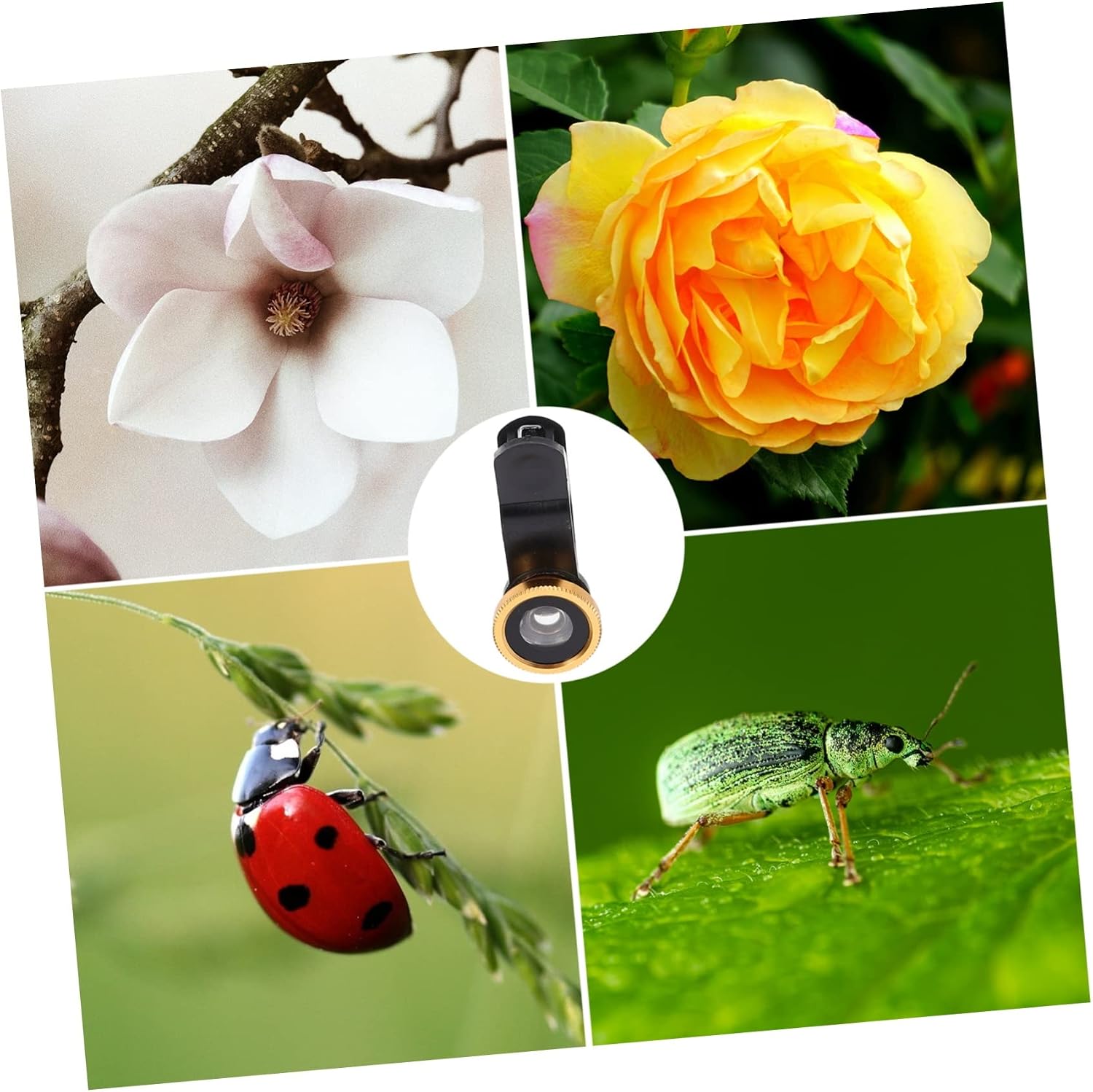 ABOOFAN 4sets Fisheye Wide Angle Macro Lens Kit for Phone Attachment for Cell Phone Camera