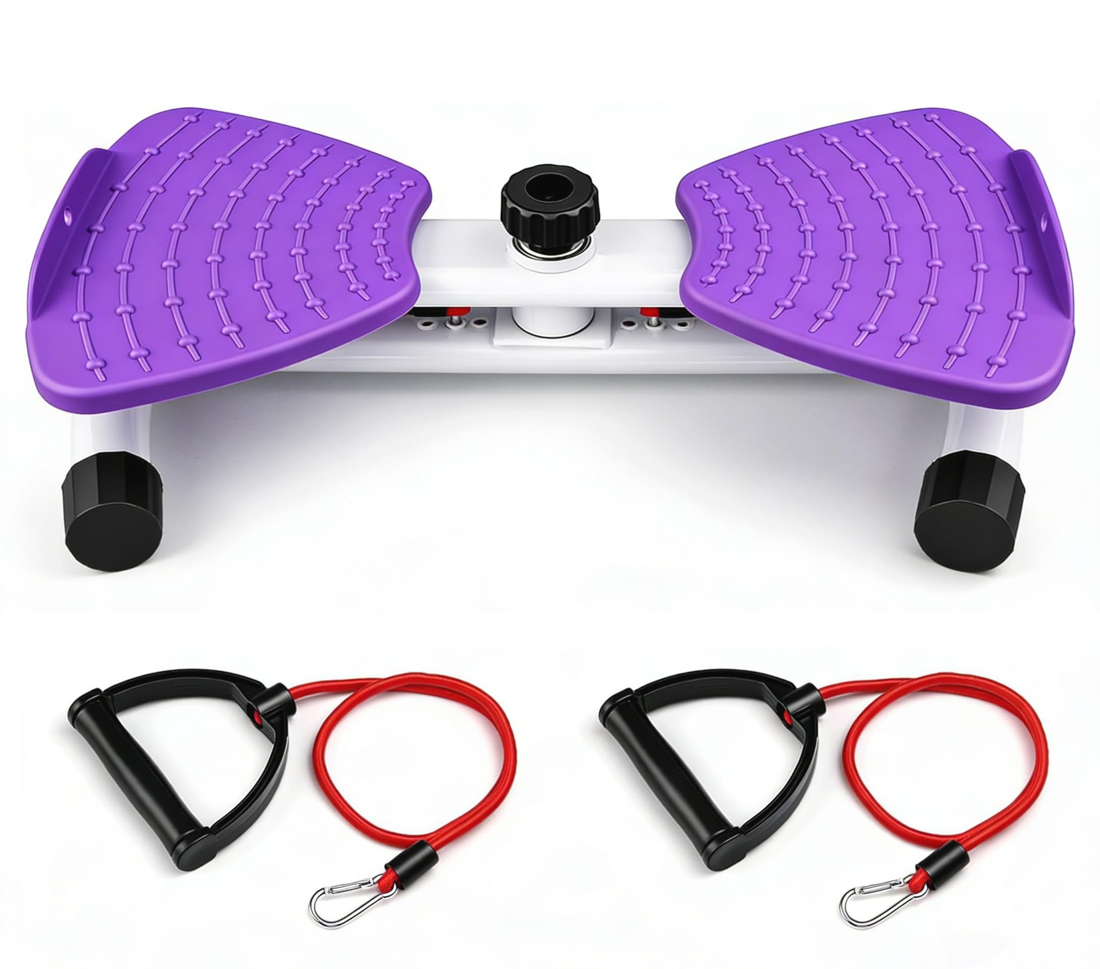 Planche d'exercice Twist Board, Torsion Disque de Taille avec 2 Bande de Résistance, Twist Waist Disc Board, Appareil de Torsion de la Taille pour Entraînement des Abdominaux Perte de Poids