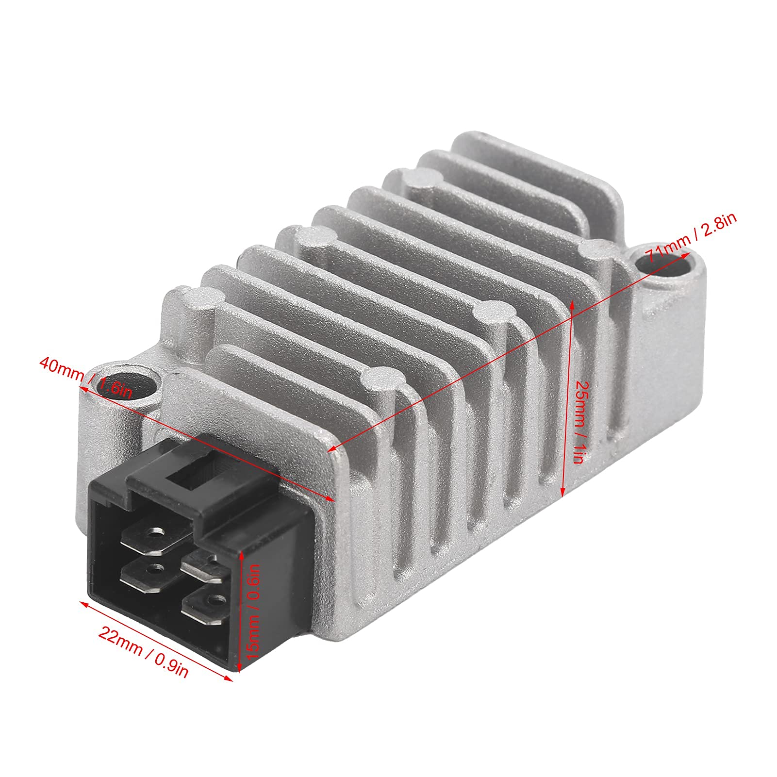 Regolatore Di Tensione Aramox Per Moto - Compatibile XT225, XT250, TTR225, TTR250, TW200 | Numero OE 3TJ-81960-02-00 - Foto 10