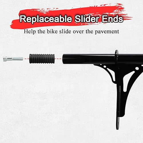 Miniatura 4 de WOWTK Highway Peg Crash Bar Protector de motor para Harley Dyna Street Bob FXDBI Fat Bob FXDF Low Rider FXDLI Wide Glide FXDWGI 2006-2017 Modelos