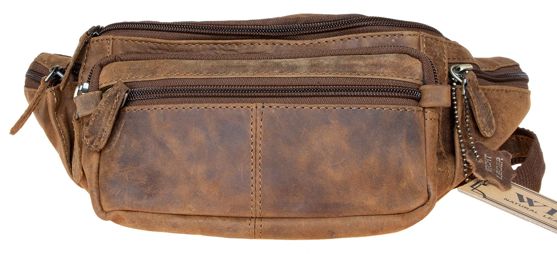Sac banane en cuir véritable – Sac banane – Sac de rein – Sac