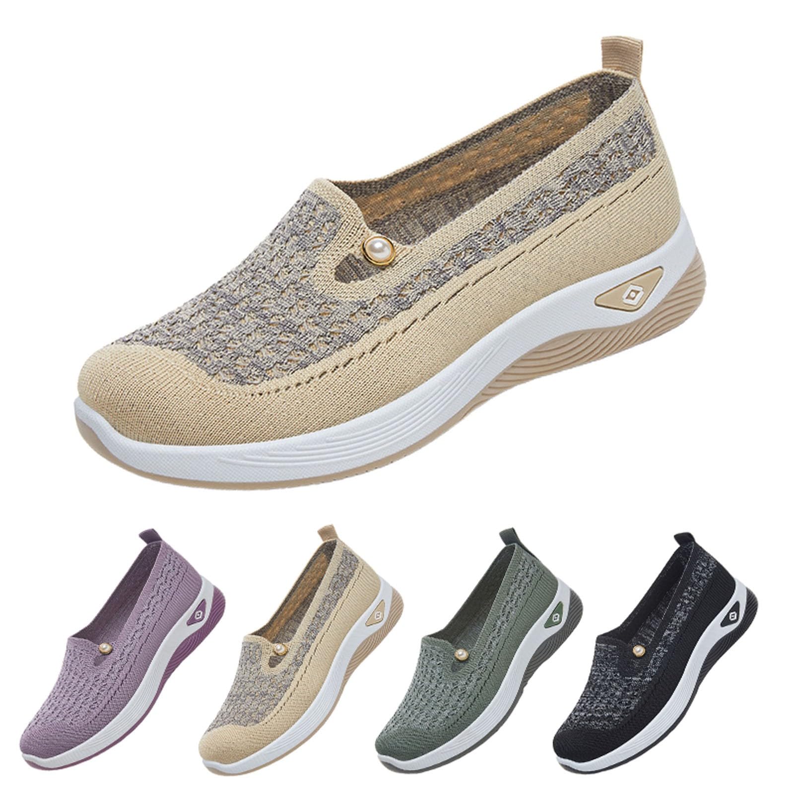Scarpe Da Ginnastica Donna Senza Lacci – Con Supporto Plantare, Ortopediche, Slip-on, Per Fascite Plantare E Piedi Piatti