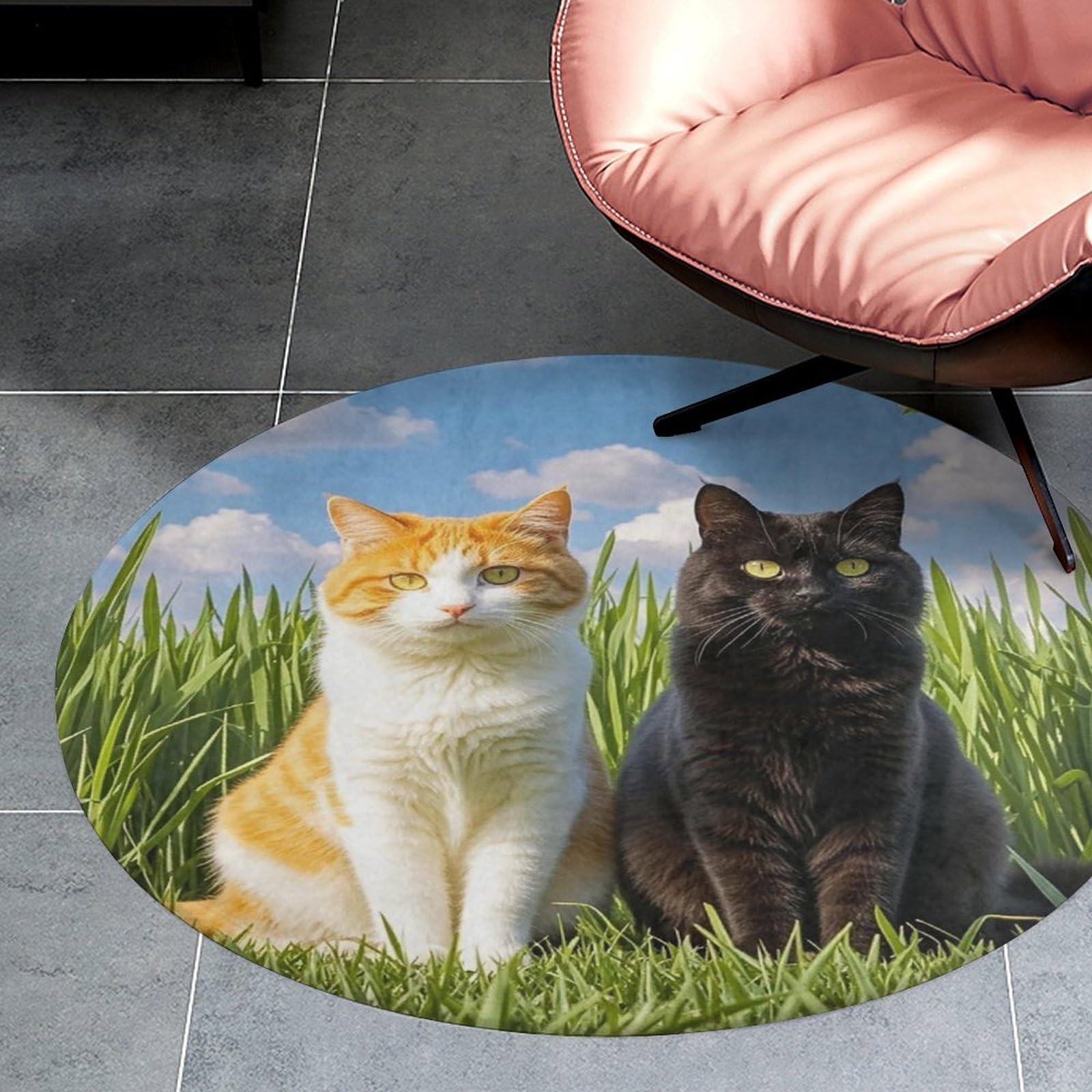 Tapis de bain en peluche absorbante d'eau et antidérapant