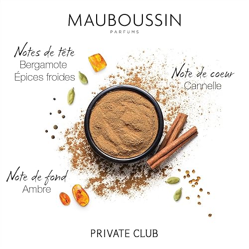 Mauboussin - Coffret Prestige Private Club : Eau de Parfum 100ml, Gel Douche 75ml, Travel Spray 20ml & Sac Bandoulière - 4