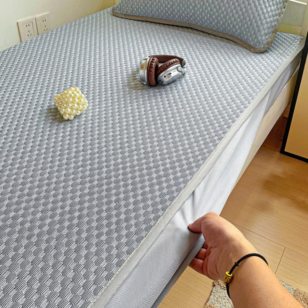 Protector de colchón de enfriamiento, Funda de colchón de Cama Individual