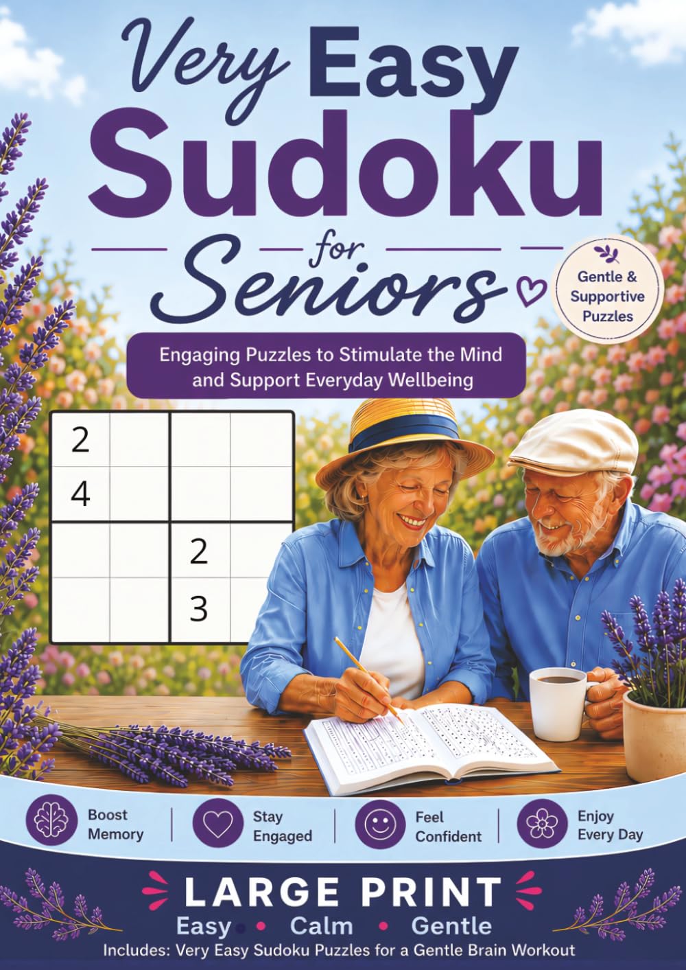 Sudoku for Seniors: Puzzle Book for Elderly to keep an Active Mind. Supports Senior Memory Activities & Brain Game Strategies for Dementia Memory Care. (Memory Activity Workbooks for Seniors Series)