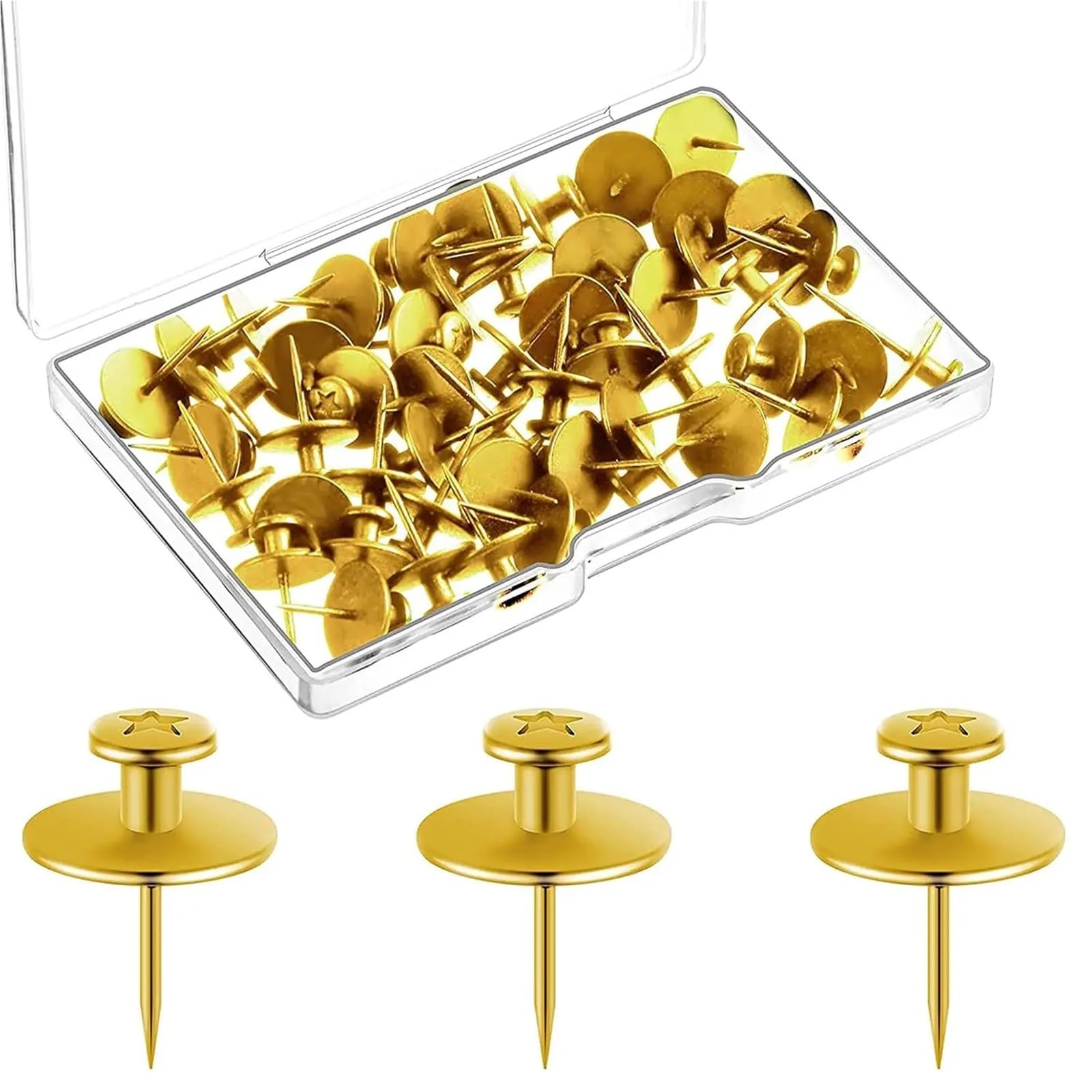 Push Pins 30Pcs Picture Hanging Hook Push Pins