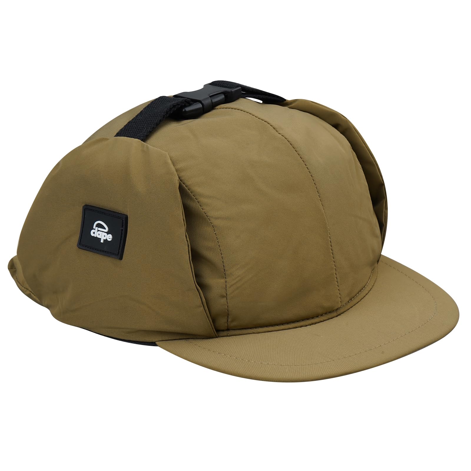 CLAPE Warm Winter Basecap Herren mit Ohrenklappen Winddicht Fliegermütze Trappermütze Verstellbar Schirmmütze Thermal Uschanka Russen Mütze