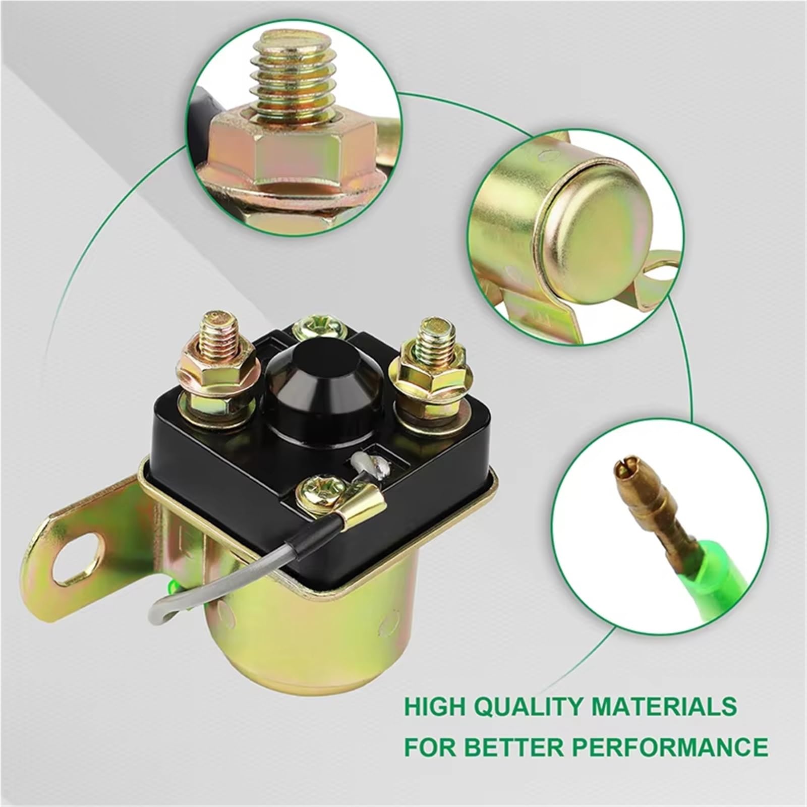 Motor de Arranque eléctrico para Polaris para Sportsman 400 500 550 600 680 700 800 para Trail 250 300 335 340 350 Relé De Solenoide Arranque De Motocicleta Motor Arranque Motocicleta(1 pc)