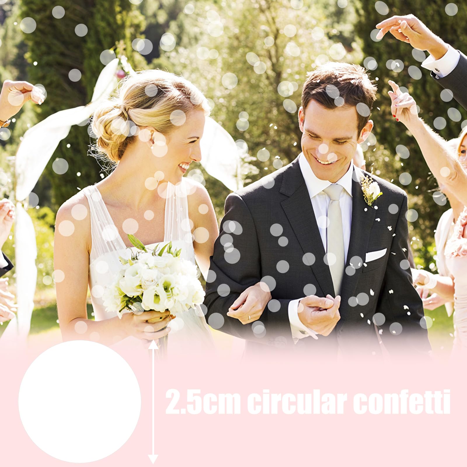 Coriandoli Biodegradabili Per Matrimonio Oro Rosa, 600-700 Pezzi, Per Addobbi Tavolo, Lancio, Riempimento Palloncini, Anniversario E Addio Al Nubilato - 2
