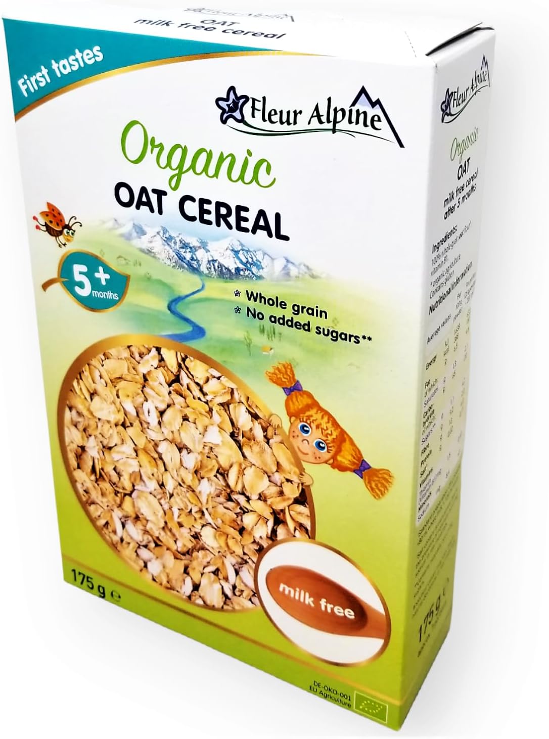Fleur Alpine Beby Cereal for Babies from 5 months 175g from Germany (Oatmeal)