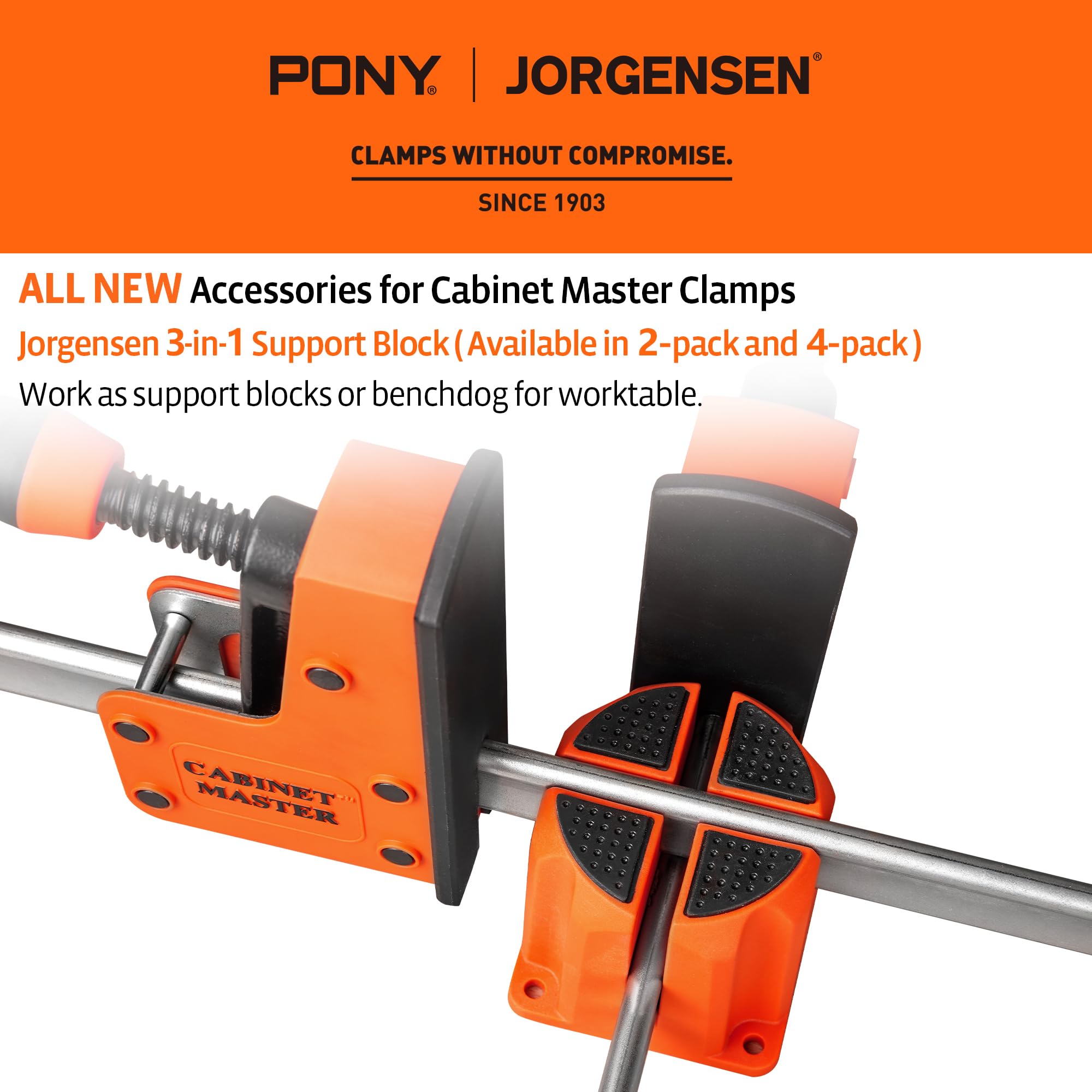 Jorgensen 3-in-1 Support Block - Woodworking Accessory -2