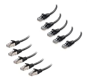 Cable Matters 10Gbps 5-Pack Snagless Short Shielded Cat 6A - View #10