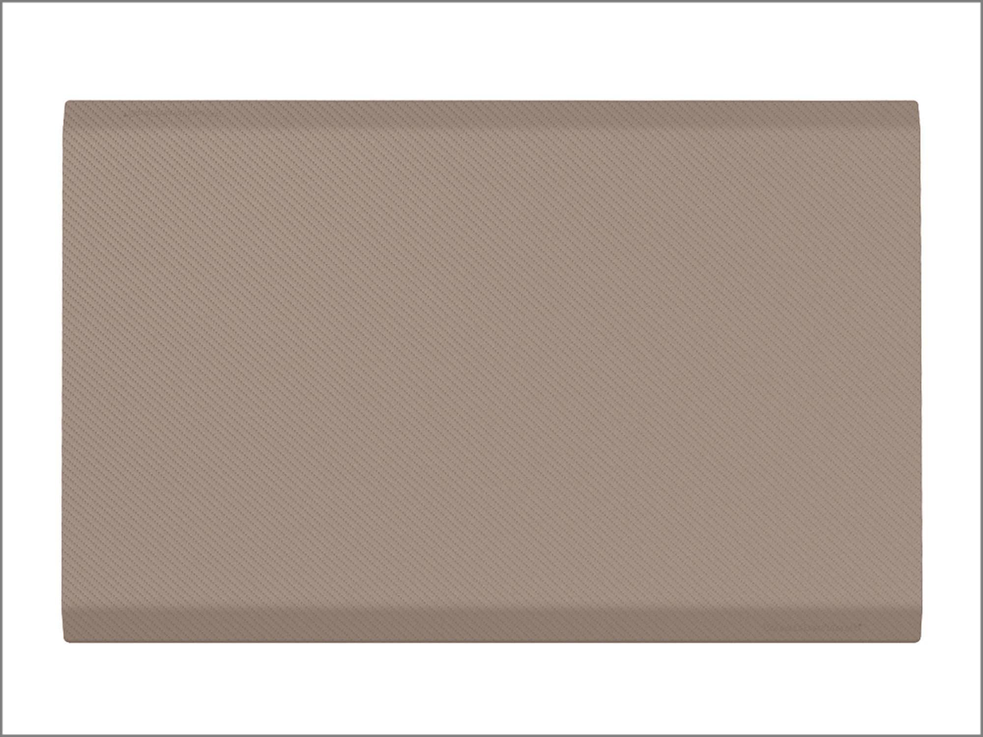 ComfortMat Connect Cushioned Non-Slip Waterproof Anti-Fatigue Mat 24" x 36" Middle Mat, Carbon Fiber, Tan