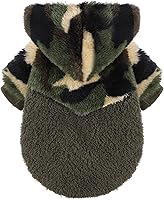 Vista 1 de Suéter de perro para perros pequeños, ropa de invierno para niños y niñas, machos y hembras, sudaderas con capucha de forro polar cálido