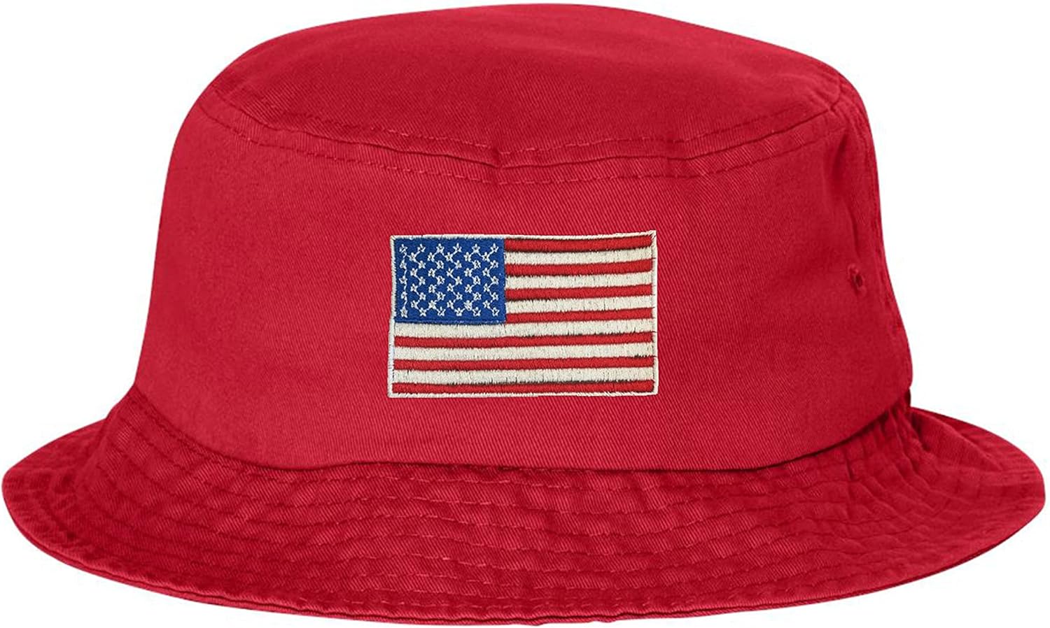 Go All Out One Size Navy Adult USA American Flag Embroidered Bucket Cap Dad Hat : Clothing, Shoes & Jewelry