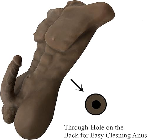 Miniatura 2 de Muñeca sexual masculina para mujeres con consolador realista, muñeca sexual de tamaño real, muñeca sexual de tamaño completo, torso para adultos,