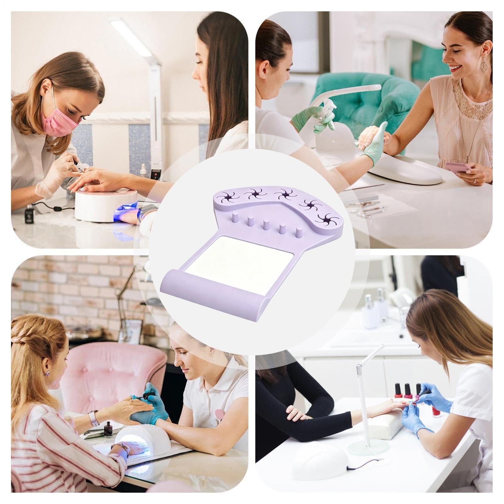 Podpórka pod rękę dla manicure i pedicure Silikonowy Separator Palcowy | Podpórka pod rękę do manicure Do dekoracji, ćwiczeń, akcesoriów, pedicure, salonu, domu, stołu, sztuki i