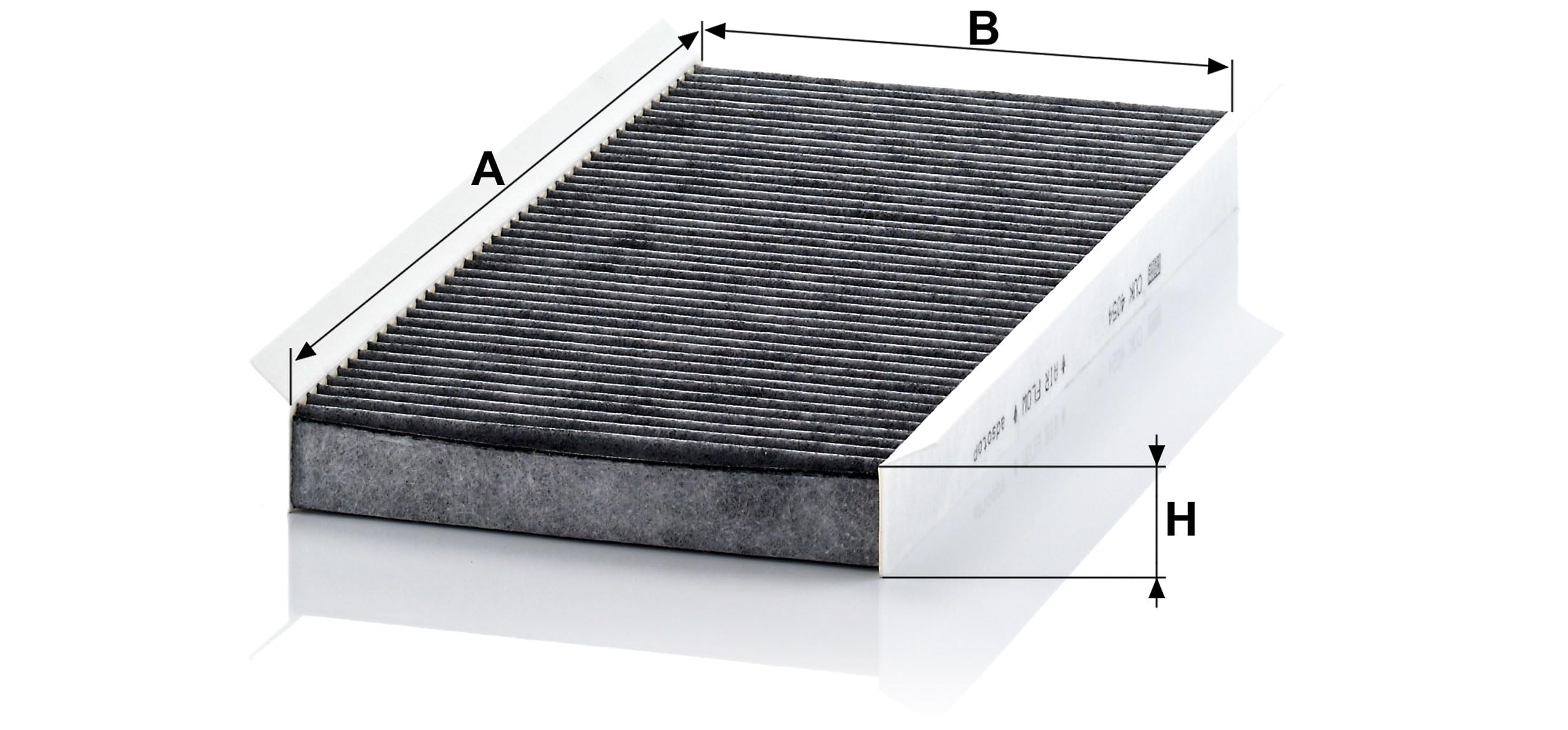 MANN-FILTER CUK 4054 Innenraumfilter/Kabinenluftfilter - Pollenfilter mit Aktivkohle - für Pkw + Transporter | Cuk 4054 Kompatibel mit A-Klasse (W169),B-Klasse Sports Tourer (W245)