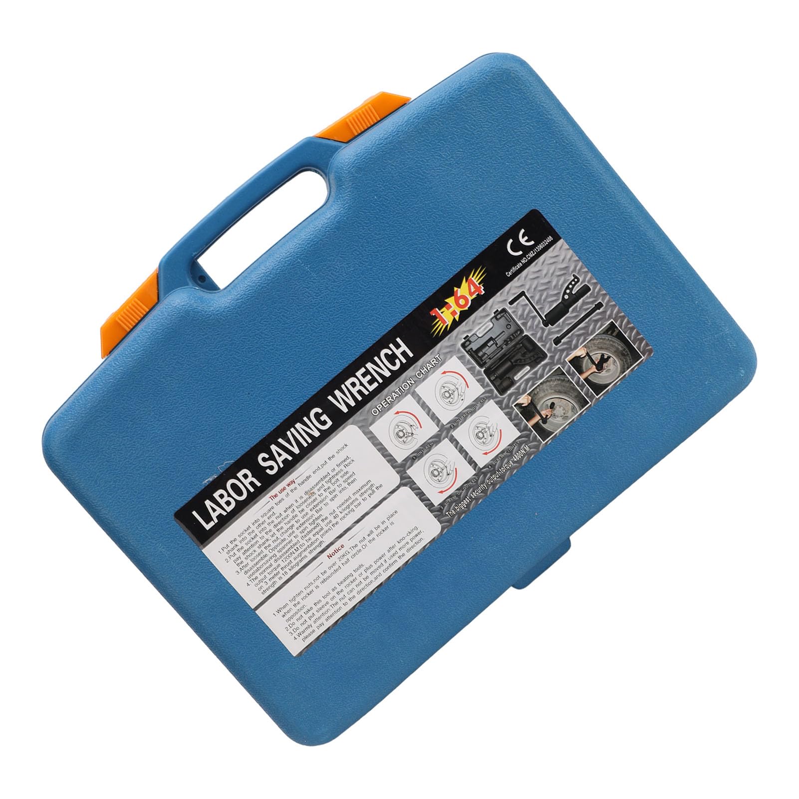 Yctze Ensemble de Clés Multiplicateur de Service avec 9 Douilles - Alloy Steel inch Lug Nut Remover pour Les Camions, Bus, VR - Conception de Sauvegarde de la Main-d'œuvre
