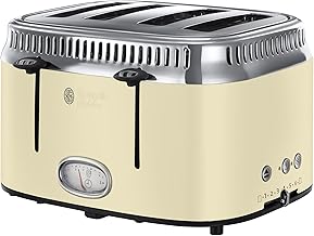 RUSSELL HOBBS Retro 21692 Toaster with 4 Discs Cream