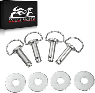 Harley Fasteners Hard Saddle Bags Mounting Pin Stud Bolts Compatible with Harley Davidson Touring Softail Road King Electra Glide FLHX FLHR FLHS All Years