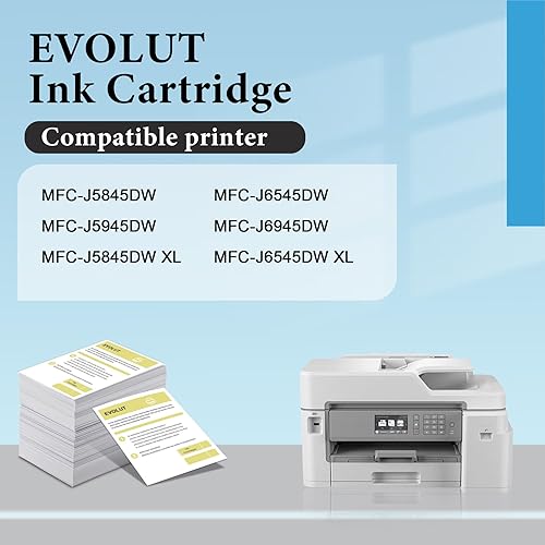 Miniatura 2 de LC3039XXL - Cartuchos de tinta (4 unidades, 1BK1C1M1Y) - Juego de cartuchos de tinta de alto rendimiento compatibles con Eout LC3039 de repuesto