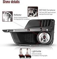 Vista 3 de AUTOWIKI Luces antiniebla para Subaru Impreza 2015-2016, 2 piezas de repuesto OEM faros antiniebla (interruptor y kit de cableado incluido)