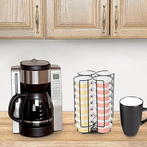 Miniatura 6 de Frcctre Soporte para cápsulas de cóctel, carrusel de almacenamiento, soporte para cápsulas de cóctel bartesiano, soporte para cápsulas de café,