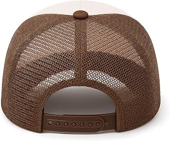 Baseball Trucker Hat for Women, Mesh Back Cap