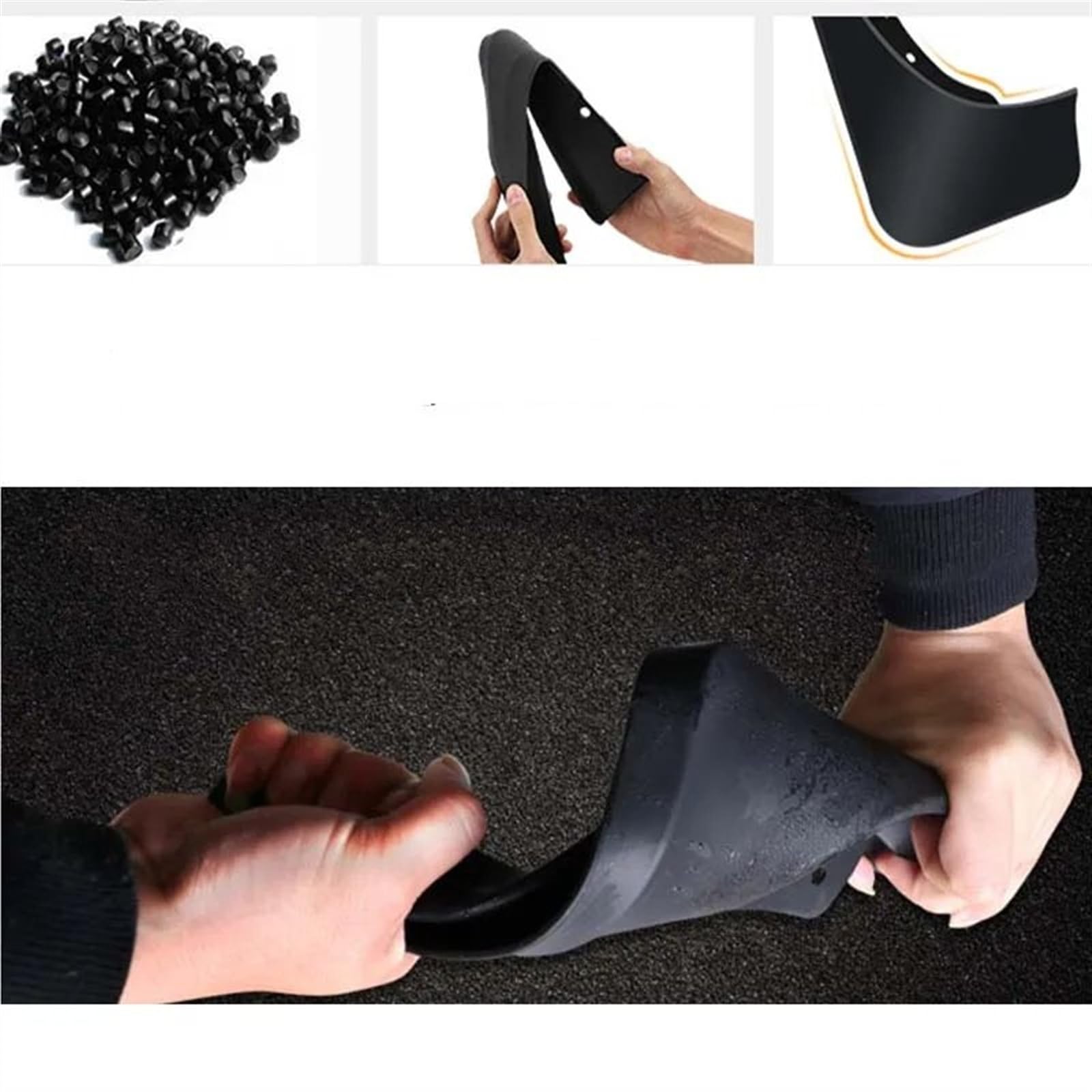 Guardabarros De Coche Guardabarros Delanteros Y Traseros para Mini, para Cooper, para Clubman, R55, Accesorios para Coche, 4 Unidades Faldillas antibarro