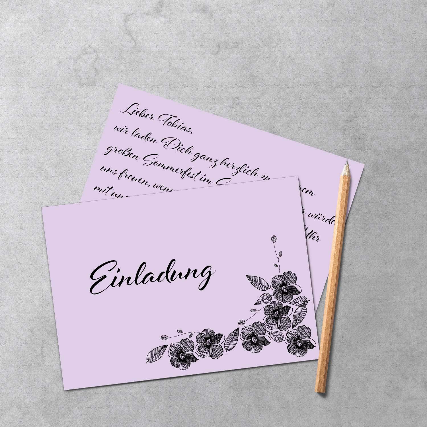 FarbenFroh by GUSTAV NEUSER 100 DIN A5 single cards paper sheets, lilac, 240 g/m², 14.8 x 21 cm - Image 2