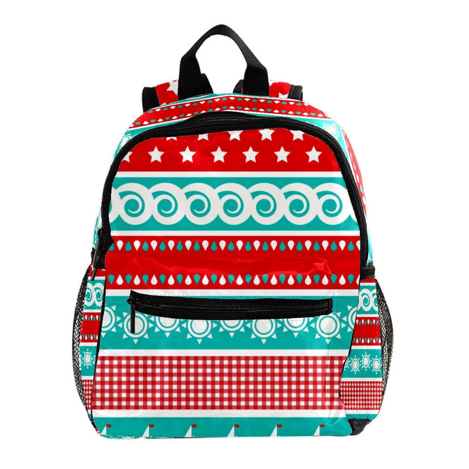 Mini sac à dos à rayures colorées et légères pour les loisirs des petits - 6