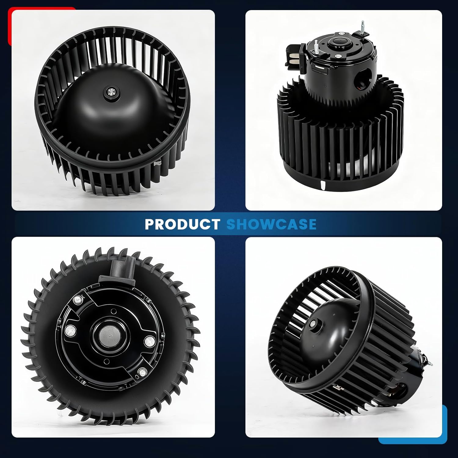 KELOKE Front Blower Motor AC Fan Compatible with Chevrolet Cobalt Coupe/Sedan 2005-2010, HHR 2006-2011 & Pontiac G5 2007-2009, Replace# 700242 25776197