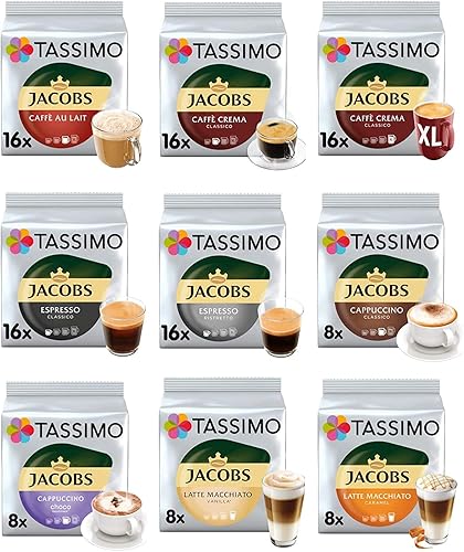 Miniatura 5 de Tassimo Café, té, cápsulas de chocolate. Elige 5 paquetes entre más de 50 mezclas que incluyen Kenco, Costa, Jacobs, chocolate caliente, café con