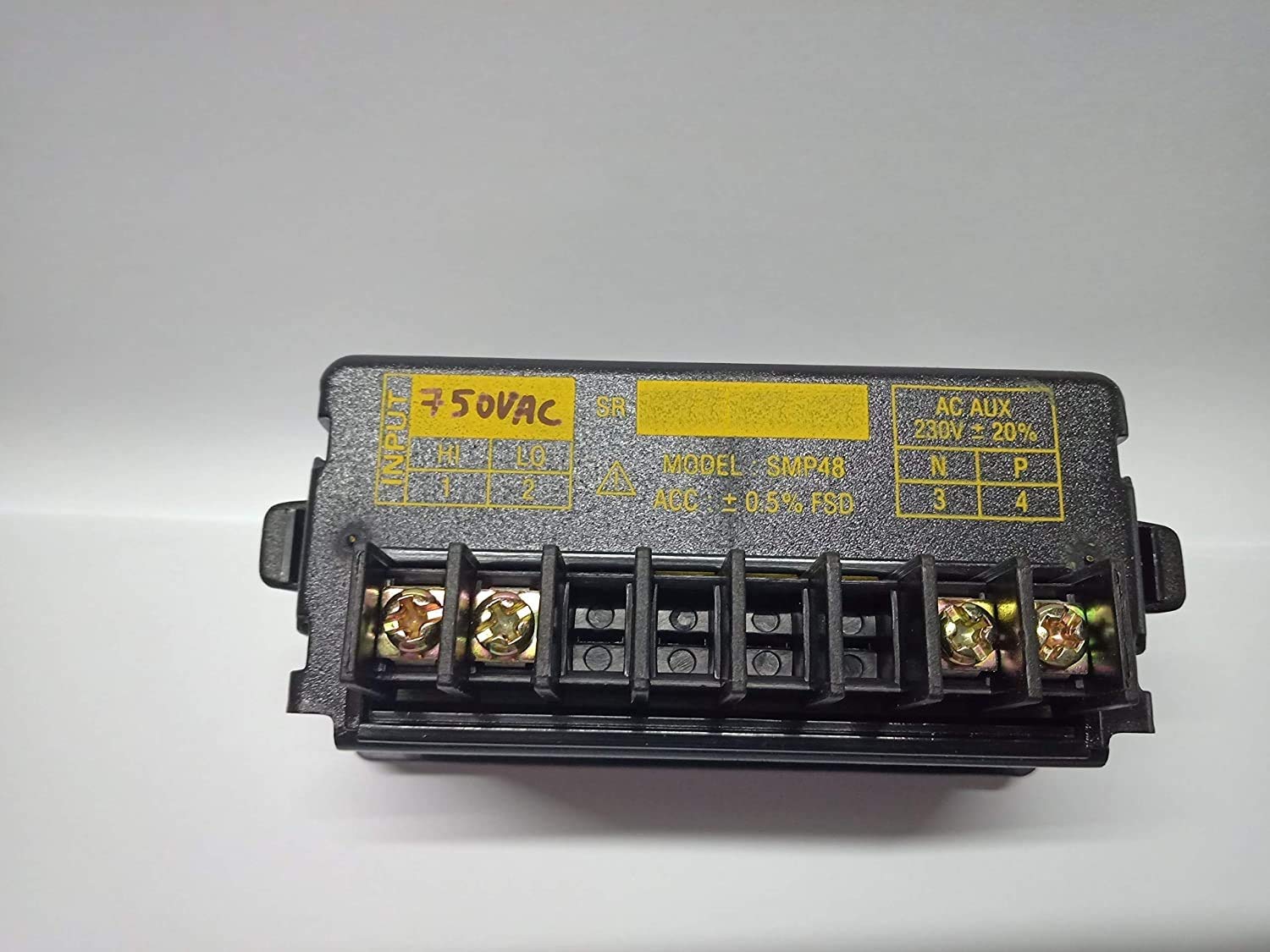 MECO 4 Digit Programmable Panel Meter 0-750V Model: SMP48-AC 