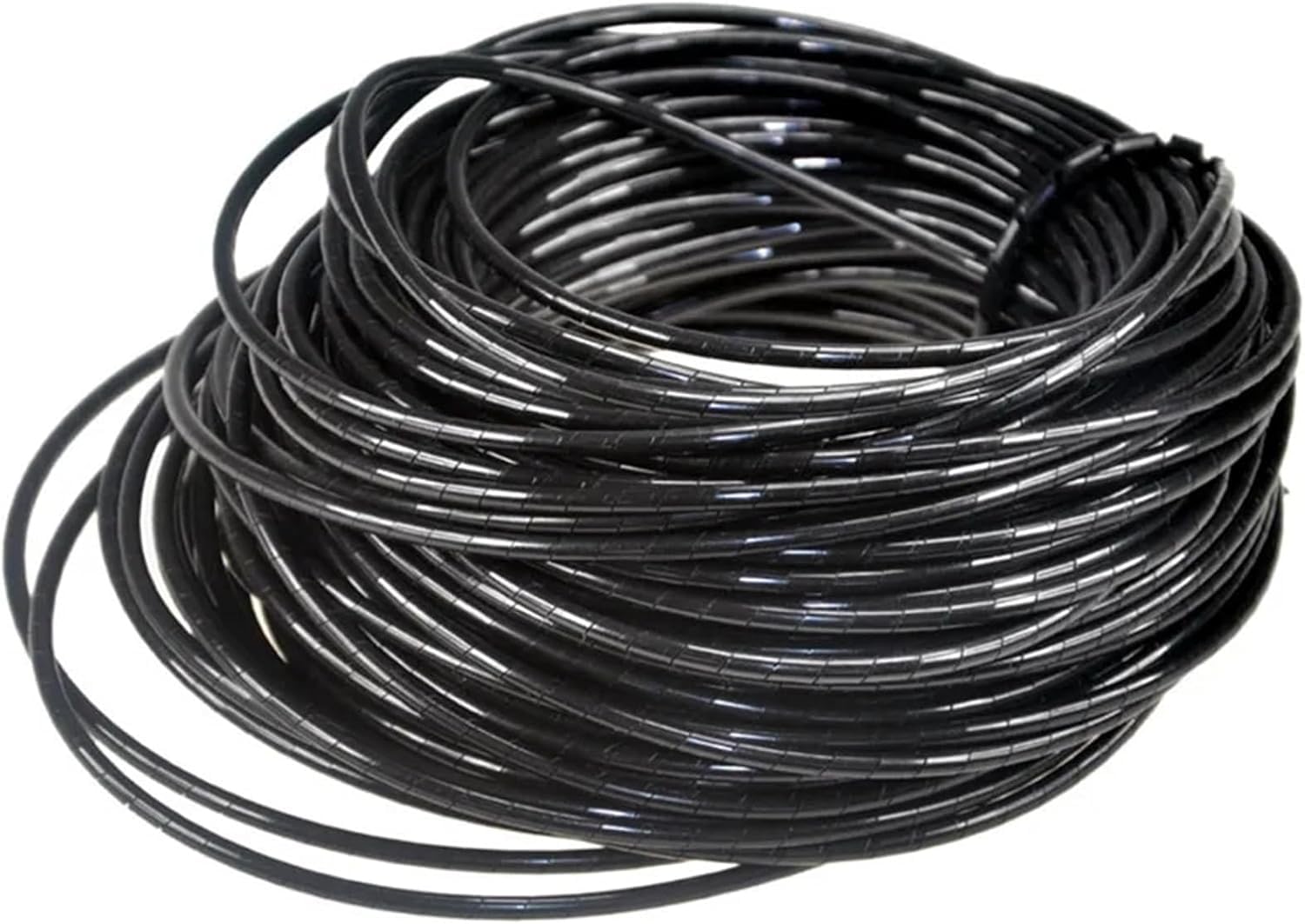 Guaina per cavi espandibile, Guaina for cavi a spirale, avvolgicavo elettrico da 3 mm a 30, nero(16 mm 5Meter)