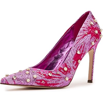 Jessica Simpson Welica Classic Pumps pink/red combo