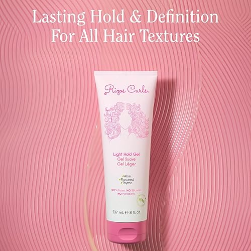 Miniatura 4 de Rizos Curls Gel de peinado ligero para cabello rizado y ondulado sin silicona 8 onzas