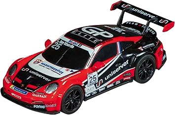 Carrera 64207 Porsche 911 GT3 Cup Team GP-Elite No.25 1:43 Scale Analog Slot Car Racing Vehicle GO Slot Car Toy Race Track Sets