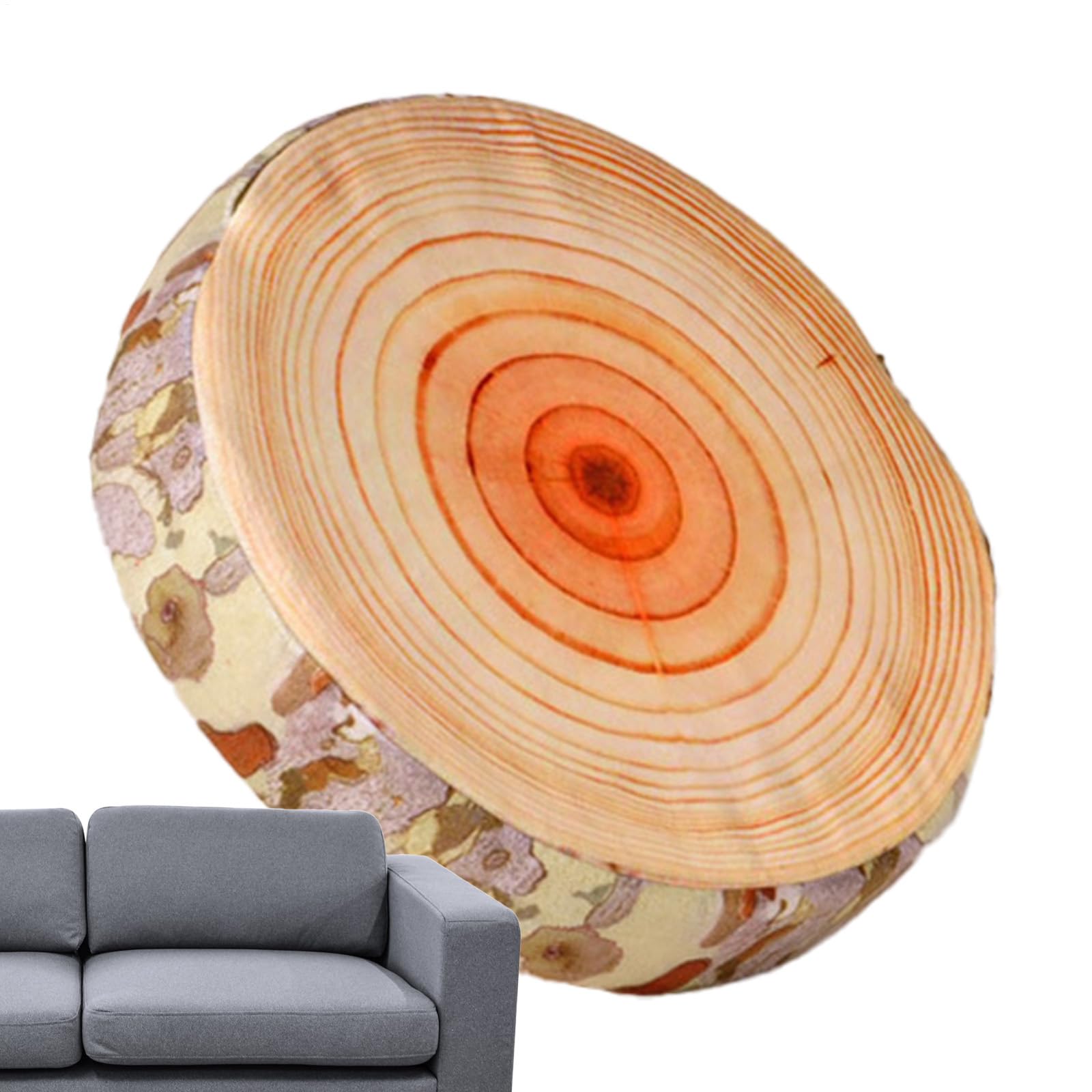 Yhsioaklo Fruit Pillow - 3D Decorative Plush Cushion |Round Watermelon, Orange & Lemon Pillow | Soft Sofa, Chair & Floor Cushion For Kids, Home Decor, Bedroom, Living Room, Or Playroom