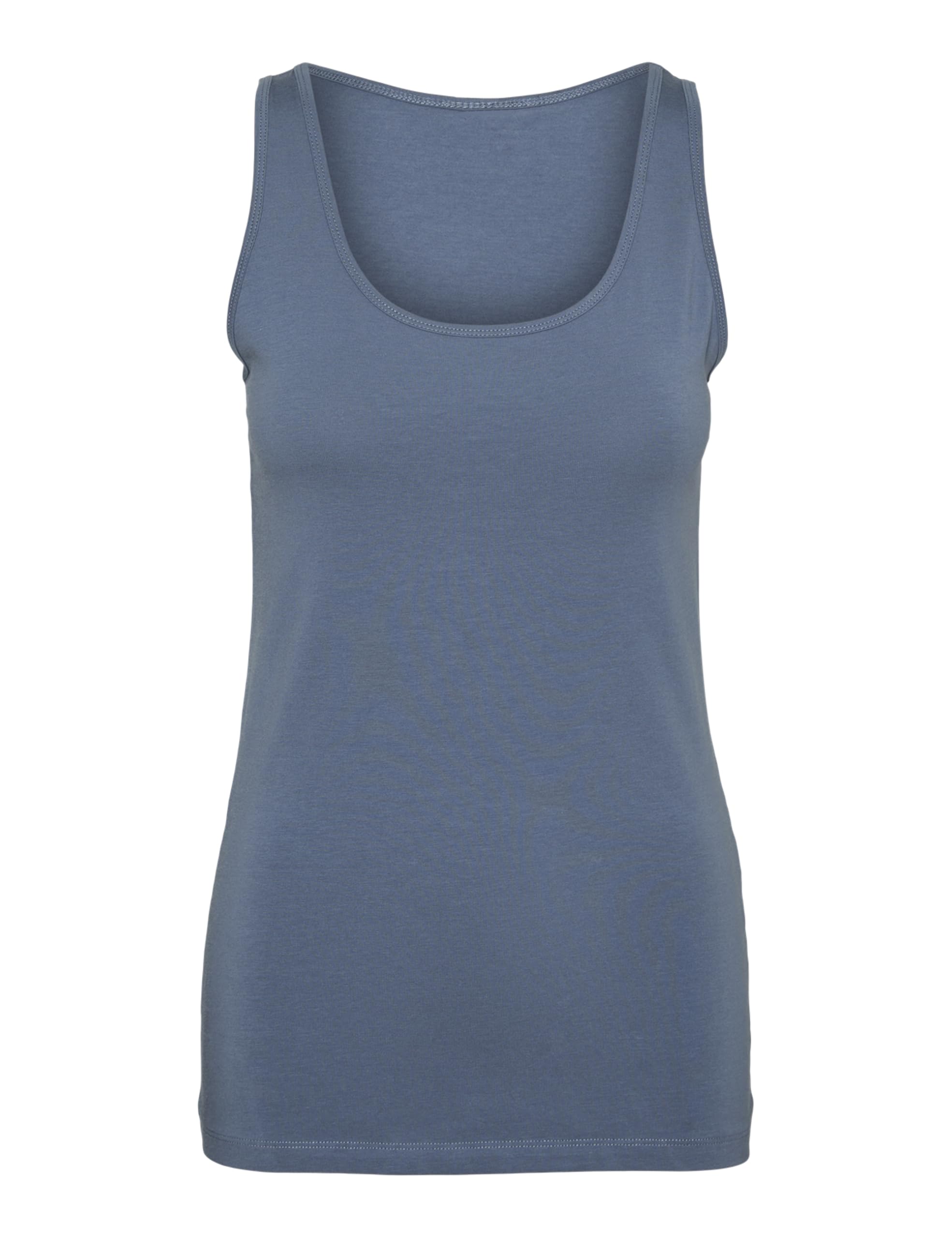 VERO MODA Canotta da Donna Vmlulu Lunga Jrs Ga Noos, Blu Porcellana, M